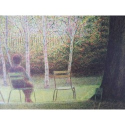 Harold ALTMAN - Lithographie : Lumière du printemps