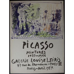 Pablo PICASSO - Lithographie : Peintures - Galerie Leiris 1957