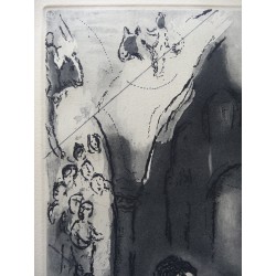 Marc CHAGALL - Gravure : Le Mariage