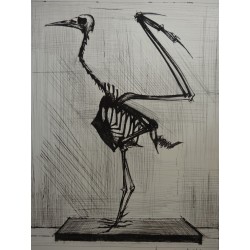 Bernard BUFFET - Squelette d'oiseau