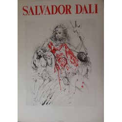 Salvador DALI - Lithographie - Neptune