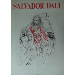 Salvador DALI - Lithographie - Neptune (bleu)