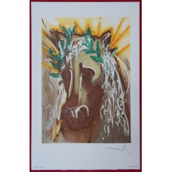 Salvador DALI - Lithographie (Chevaux daliniens) - Le Cheval de Printemps