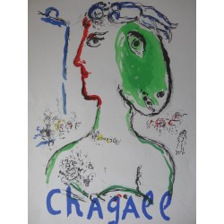 Marc CHAGALL - Lithographie Maeght - L'Artiste Phénix