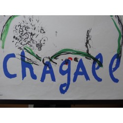 Marc CHAGALL - Lithographie Maeght - L'Artiste Phénix