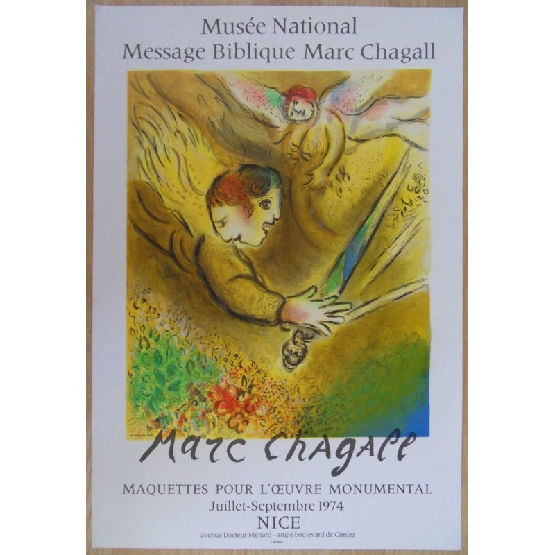 Marc CHAGALL - Lithographie Mourlot - Le Glaive Céleste
