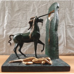 Salavador DALI - Sculpture en bronze - La Licorne