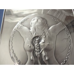 Salavador DALI - Sculpture en argent - La Fécondité