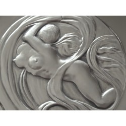 Salavador DALI - Sculpture en argent - Eve Spatiale