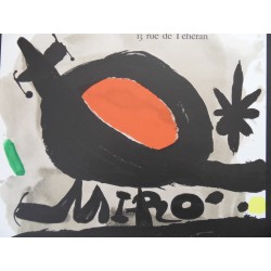 Joan MIRO - Lithographie originale - L'oiseau solaire