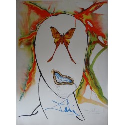 Salvador DALI - Lithographie originale - Danseur de Kabuki