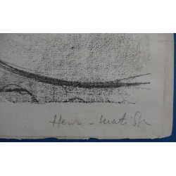 Henri MATISSE - Lithographie originale signée - Nu assis dans un fauteuil