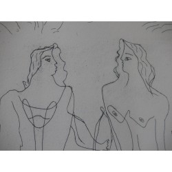 Georges BRAQUE - Gravure originale - Eurybia et Eros