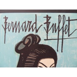 Bernard BUFFET - Lithographie : Japonaise