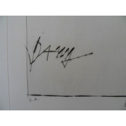 Bernard BUFFET - Gravure originale signée - Dany