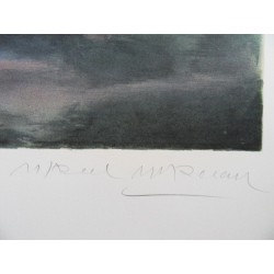 Marcel MARCEAU ("le Mime") - Lithographie : Abel et Caïn