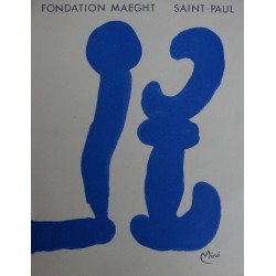 Joan MIRO - Lithographie : Fondation Maeght 1968