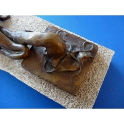 Salvador DALI - Sculpture : Poulpe à la montre molle