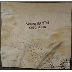 Simon HANTAI - Dessin original : Paysage surréaliste
