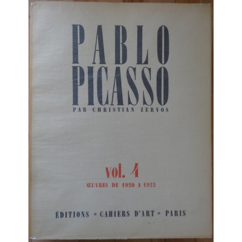 Catalogue Raisonné Picasso : Zervos 4  (1920-1922)
