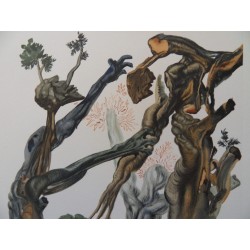 Salvador Dali - Divine Comédie : La forêt des suicidés (Enfer 13)