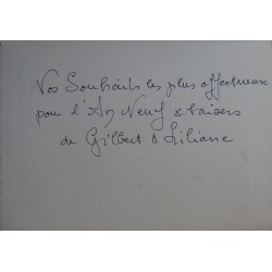 Gilbert POILLERAT - Gravure signée : Chats en pelote
