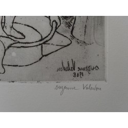 Suzanne VALADON - Gravure signée : Catherine s'espongeant