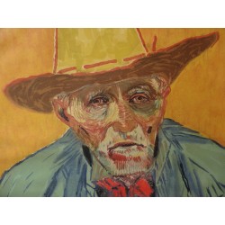 Jacques VILLON - Gravure : Van Gogh - Le Paysan