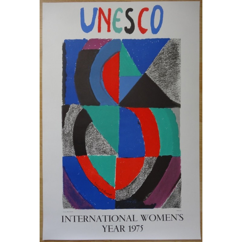 Sonia DELAUNAY - Lithographie : International women's year 1975