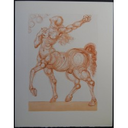 Salvador DALI - Divine Comédie : Le Centaure (Enfer 25)