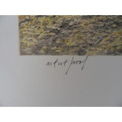 Harold ALTMAN - Lithographie : Sortie au Parc