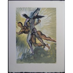 Salvador DALI : Divine Comédie - Les anges gardiens de la vallée (Purgatoire 8)