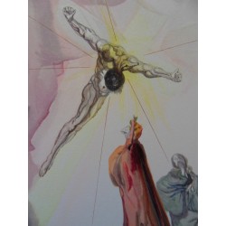 Salvador DALI : Divine Comédie - Apparition du Christ (Paradis 14)