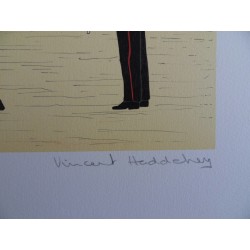 Vincent HADDELSEY - Lithographie : L'étalon