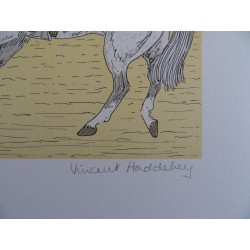 Vincent HADDELSEY - Lithographie : Le picador