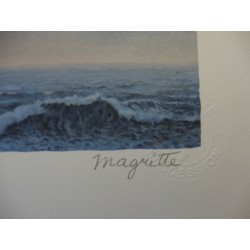 René Magritte - lithographie : La Grande Famille
