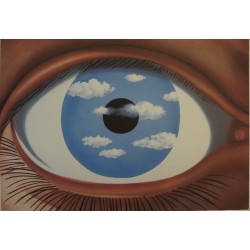 René Magritte - lithographie : Le Faux Miroir