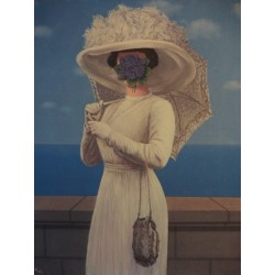 René Magritte - lithographie : La Grande Guerre