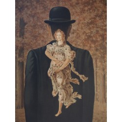 René Magritte - lithographie : Le Bouquet tout fait