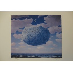 René Magritte - lithographie : La Flèche de Zénon