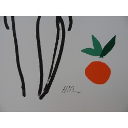 Henri Matisse : Nu aux oranges - Lithographie
