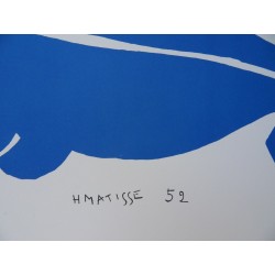 Henri Matisse : Nu bleu au repos - Lithographie