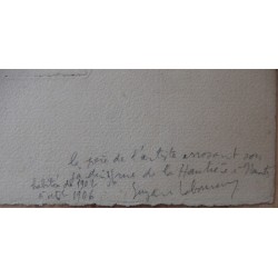 Jean-Émile LABOUREUR : L'Arrosoir - Gravure